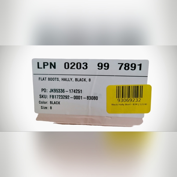 JUSTFAB Black Hally Boot NIP Size 8 - Picture 5 of 6